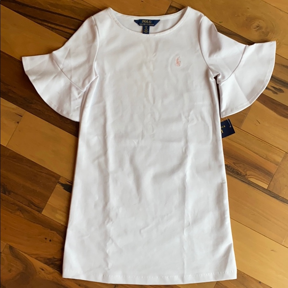 NWT- POLO RALPH LAUREN Girls WHITEdress